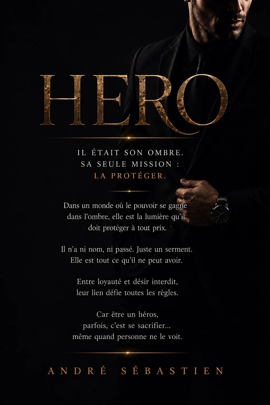 Quatrième de couverture de HERO par ANDRE SEBASTIEN