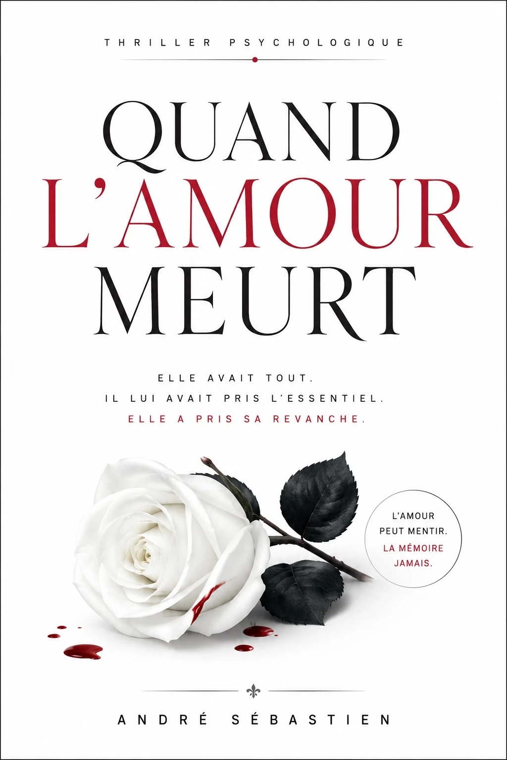 Couverture de QUAND L'AMOUR MEURT par ANDRE SEBASTIEN